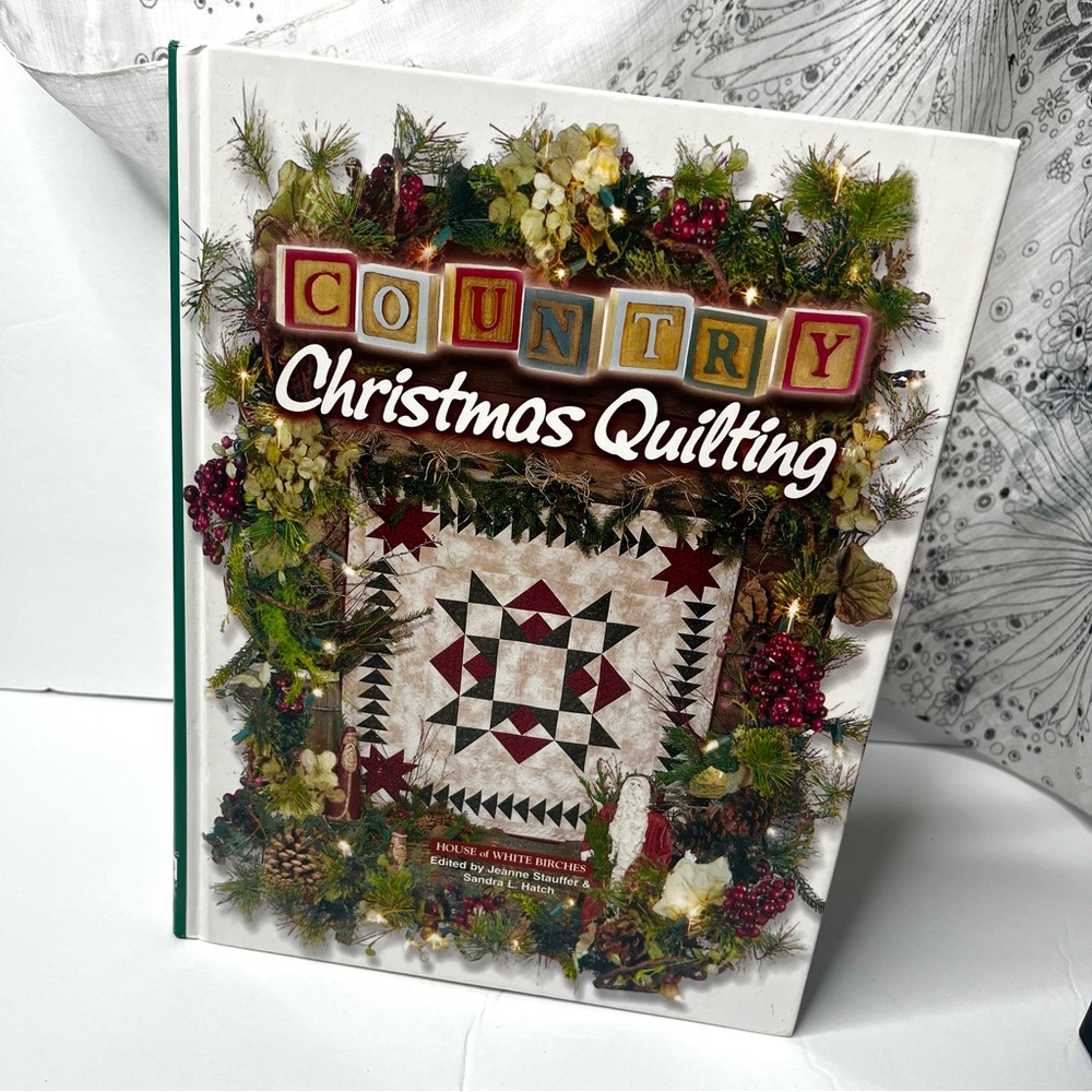 Country Christmas Quilting Book. All pages in tact & good condition.